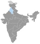 India • |1600/1948| • Phulkian of Jind dynasty: map